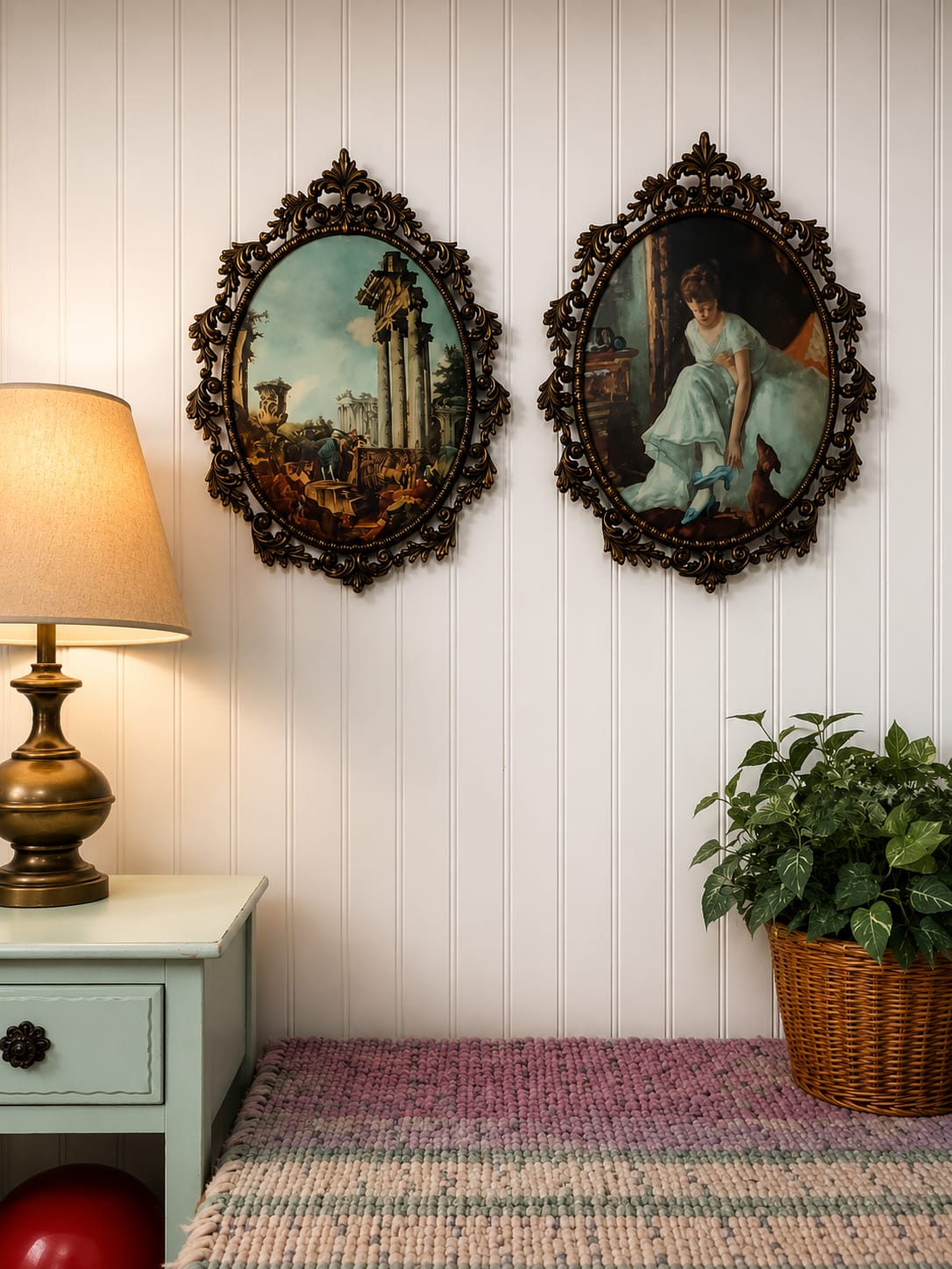 Vintage Oval Art Prints