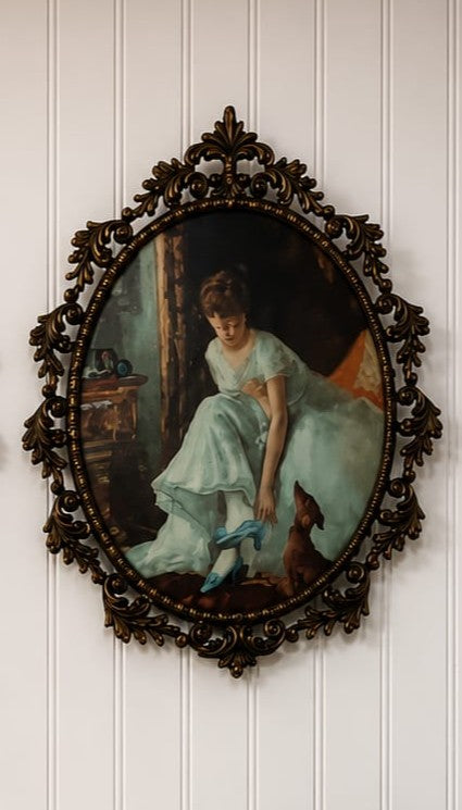 Vintage Oval Art Prints