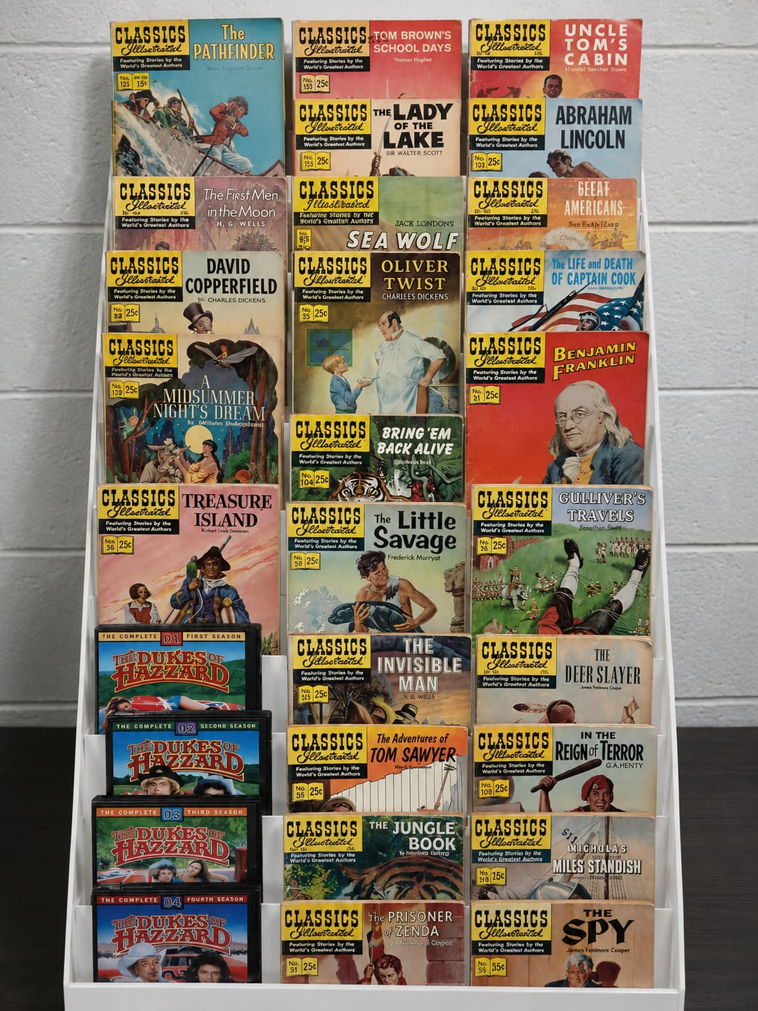 Classics Illustrated Comics + Dukes of Hazzard DVD Set