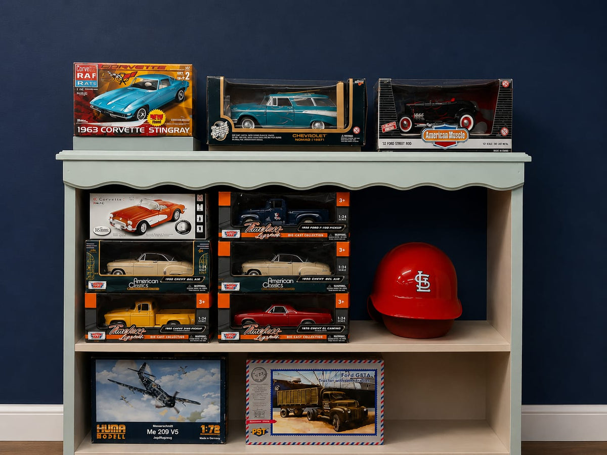 Diecast Model Car & Collectible Shelf Lot