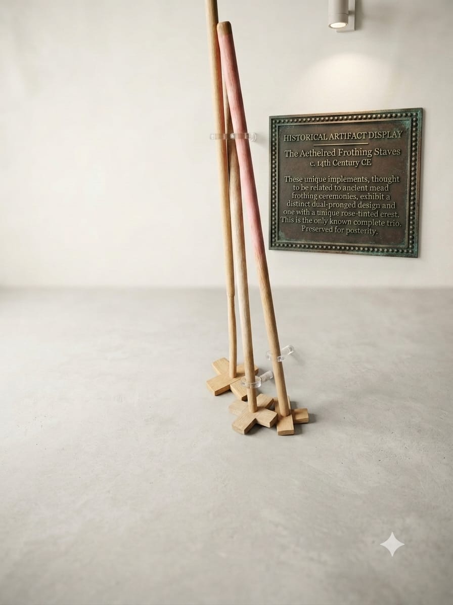 Wooden Dowel Stake Display Set (Set of 3)