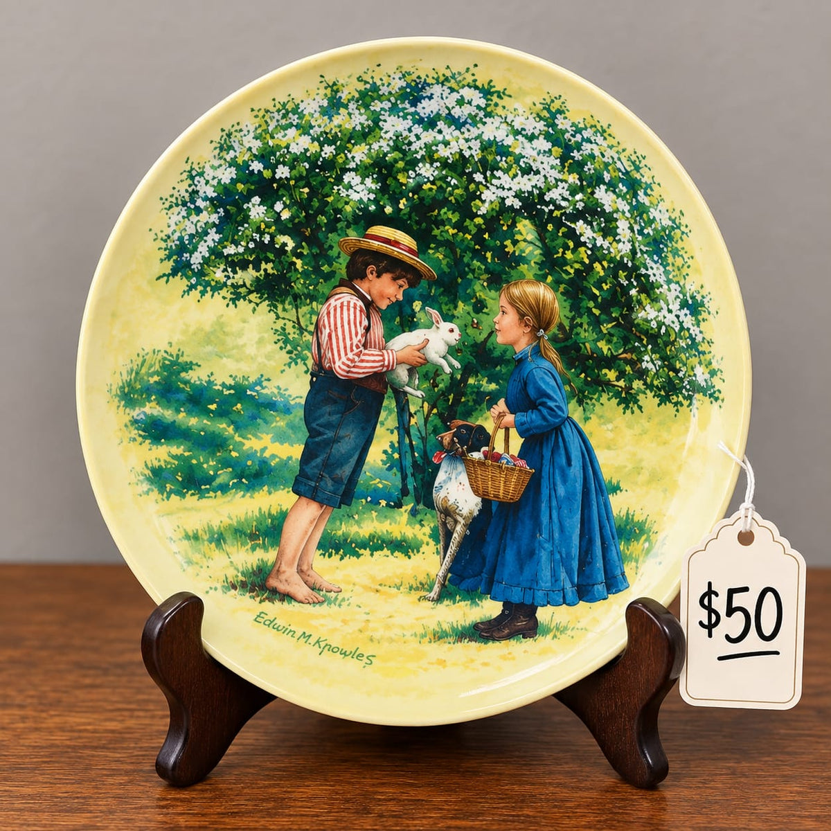 Edwin M. Knowles Collector Plate