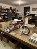 Vintage Kids' Red & White Tricycle