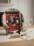 "Vins de Bourgogne" Bistrot Collector's Plate by Chiu Tak Hak