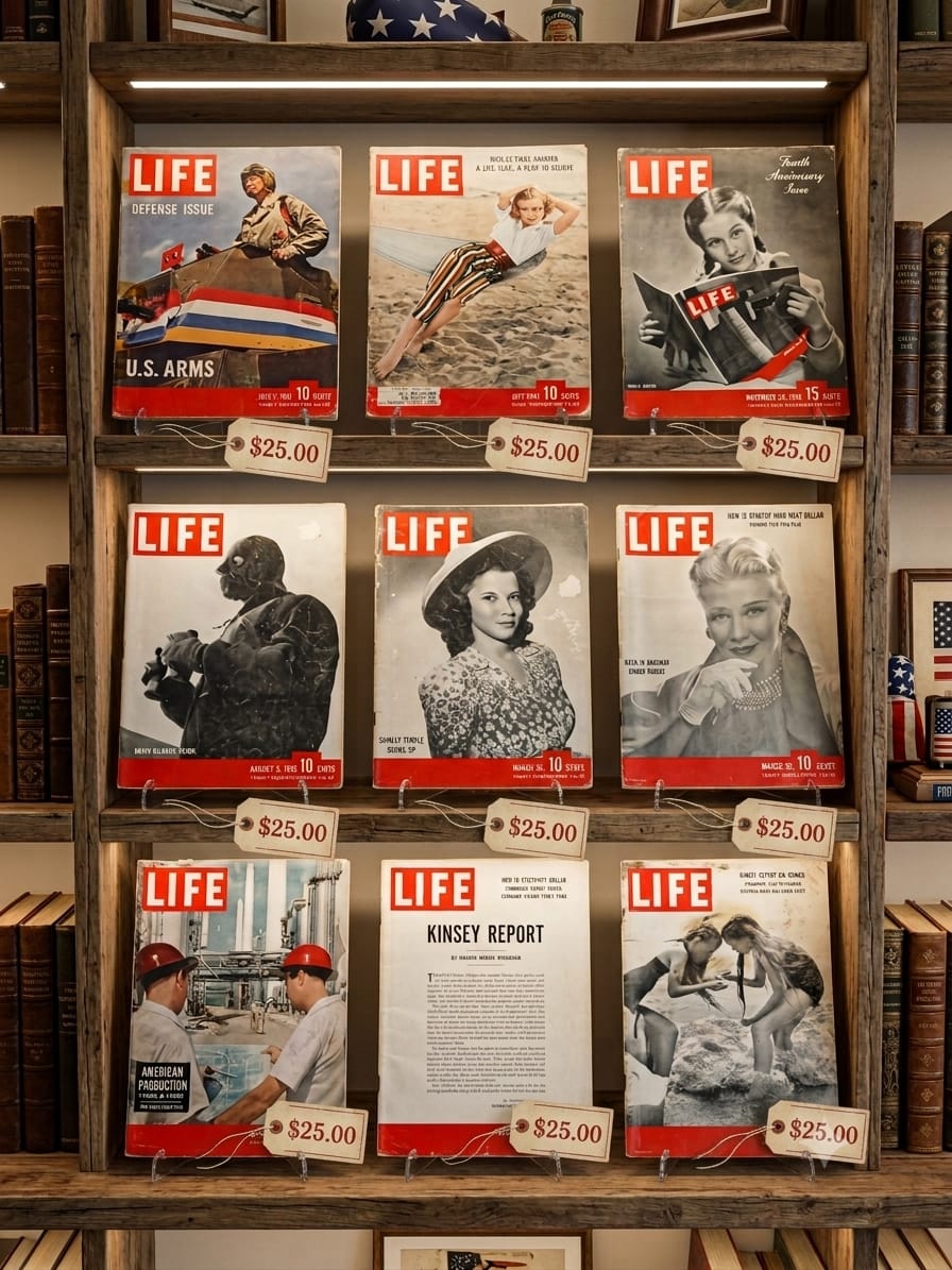 Vintage LIFE Magazine Collection (Set of 9)