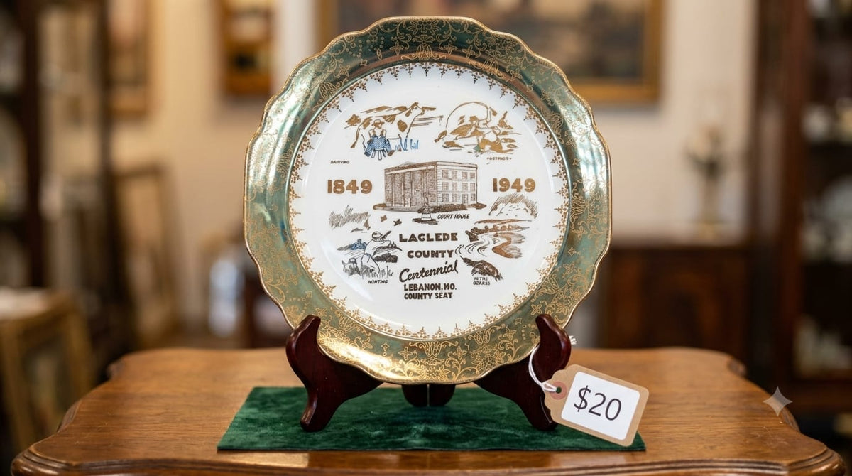 Laclede County Centennial Commemorative Plate (1849–1949)