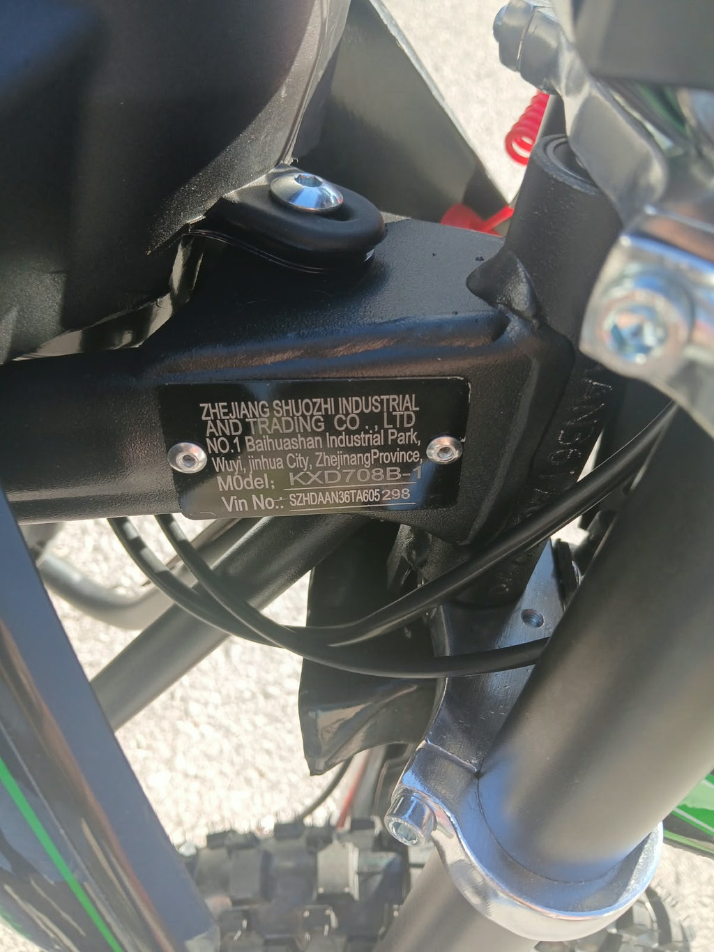 Hardhead MX 50cc Mini Dirt Bike